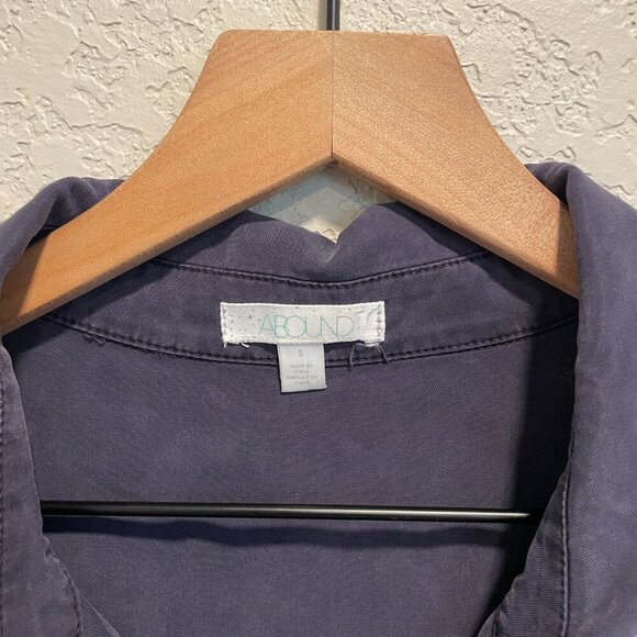 Abound Distressed Lyocell Blue Pants Jumpsuit Small - Picture 2 of 9